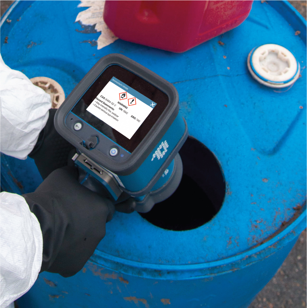 Pendar X10 can identify chemicals deep within barrels